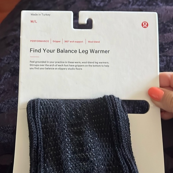 NWT Lululemon Find Your Balance Leg Warmer - Picture 1 of 3